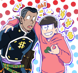 hikikyun:  So one time I did a DiU x Oso-san