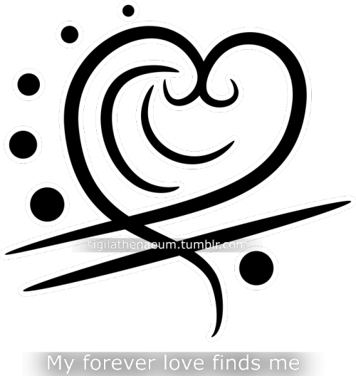 “ My forever love finds me“ sigil