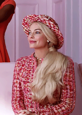 Margot Robbie As Barbie Wearing Chanel In 'Barbie' (2023) Dir. Greta Gerwig