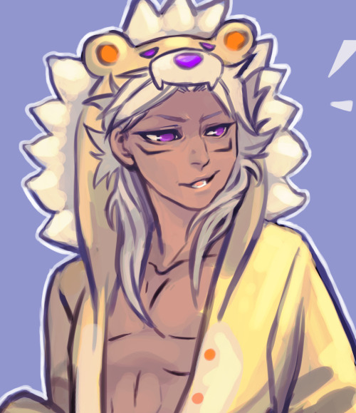 stardreamerart:Yami Marik wearing a Kigurumi lion onsie  for @eternalxnights ! :D