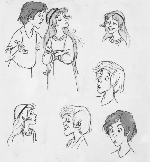 disneyconceptsandstuff:Character Designs from The Black Cauldron by Milt Kahl