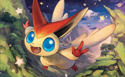 lovepokemontcg: illus. kodama “Victini” from Guardians Rising