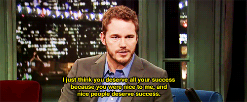 chrisprattawesomesource:Chris Pratt is actually the nicest most humble celebrity in the world. Fact.