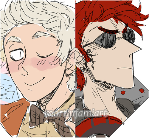 Working on 2 new designs for my shop&hellip; would you like a charm of these 2 cute dorks? 