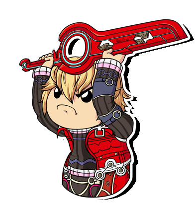 michiwrap:  “It’s Shulk time now!" —- I’m super excited for Shulk in smash, so I did a thing. I think he’s excited too, it looks like he’s really feeling it. :B-shot-