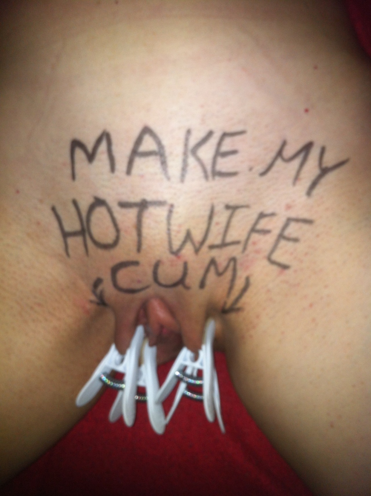 &ldquo;Make My Hotwife Cum&rdquo; Anonymous submission. Thanks!