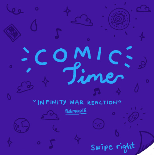What…. Comic time! #infinitywar reaction.No Spoilers C: (will take it down if you think it does, but
