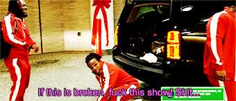 mithen-gifs-wrestling:  Xavier Woods is left reeling and regretful after his gaming console gets dropped in the first episode of Ride Along. 