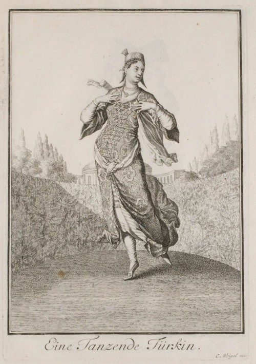 Christoph Weigel after Caspar Luyken, 1703Turkish sultana, Turkish dancer  and washerwoman Turkish w