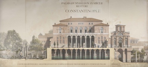 almaisan:Antoine HelbertReconstruction, plans, elevations and sections of Byzantine monuments; Const