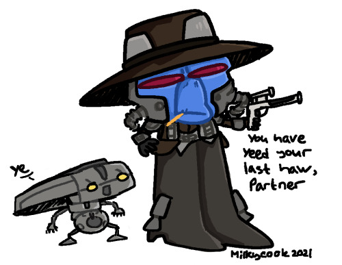 I drew Cad bane and todo based on meme with kirbyI couldn’t resistEspecially after 8th episode of th