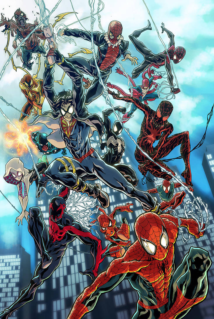 redcell6:  The Spider-Verse Unleashedillustrated by Sebastian von Buchwald