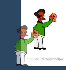 bloody-nips:  danbutt:  apu no  this is literally the funniest thing and every time someone reblogs it from me i start laughing again 