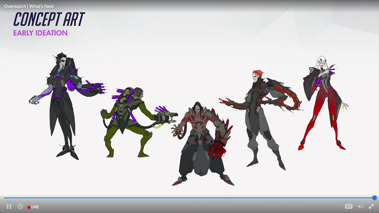 jinyouo: Concept art of Moira and her skins. Don’t know why but all the female