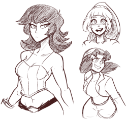 scruffyturtles:Some assorted Pokegirls from the stream~