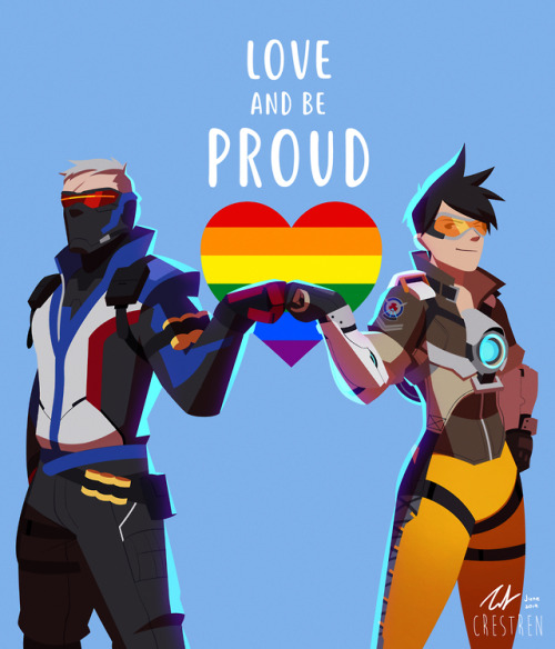 Been very busy this month but am never busy to do this. Love and be proud of who you are. Soldier 76