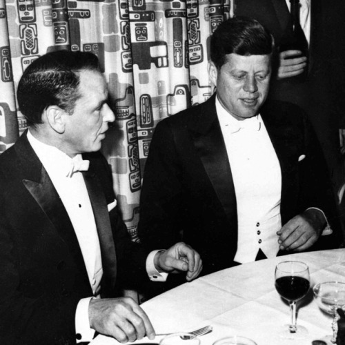 voxsart - American White Tie.Frank Sinatra and John F. Kennedy,...