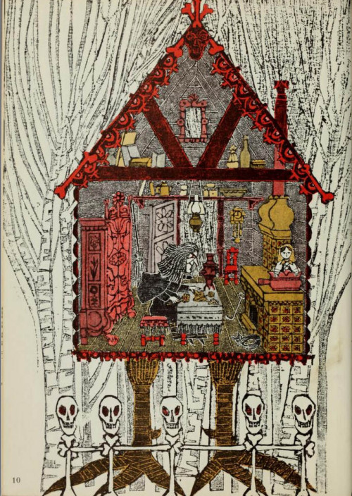 ohsamiam:Ernest Small, Baba Yaga (1966) Illustrations by Blair Lent. Ernest Small was a pseudonym f