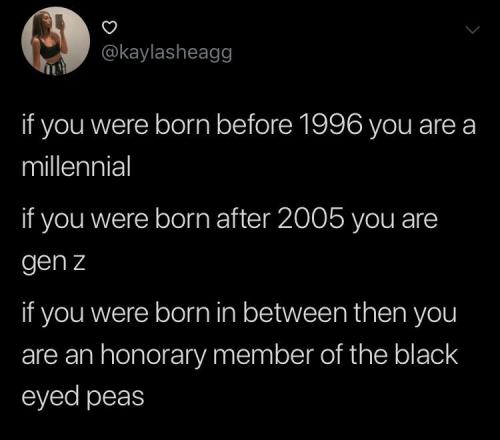 punished-bog: melonmemes:  Follow us on Instagram for the best content! https://www.instagram.com/realmelonmemes  You can only reblog this if you’re an honorary member of the black eyed peas 