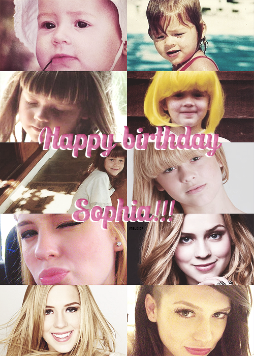  Feliz aniversário, Sophia Abrahão!!!! ❤   