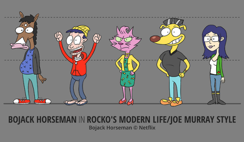 rockosedits:  Hurray, @bojackhorseman in Rocko’s Modern Life style!