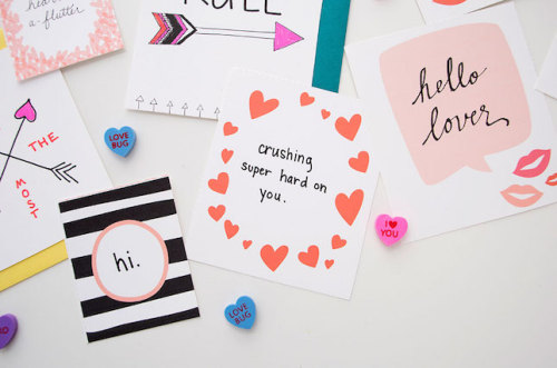 Happy V-Day! Free Valentines Day printables [here]