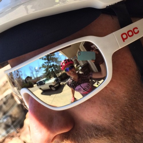 dfitzger: #pamelarobo: Having a little #fun w @jonrskratch new shades! Love these things! @pocsports