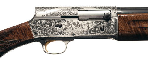 Special order engraved FN Browning Auto-5 in 16 gauge.  Cased and includes extra barrel.  Made in 19