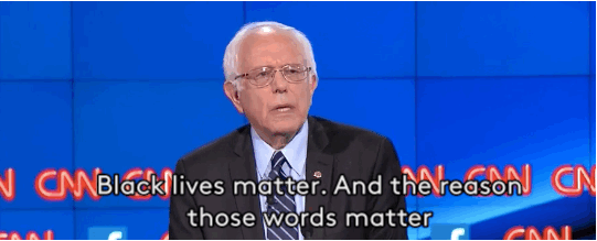 refinery29:  Bernie Sanders says Black Lives Matter   Don&rsquo;t think Sanders&rsquo;s