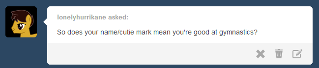 asklibrapony:  It’s just not my thing.  x3 CutieLibra~