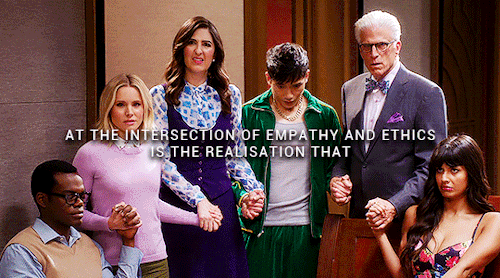alfalfa-sprout: The Good Place Appreciation Week Day 6: Favorite Lesson ↳ What do we owe to each oth