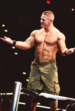 cenainspiresme:     50/? John Cena ◇    Dammit John! Why must you fill my head with so much lust!