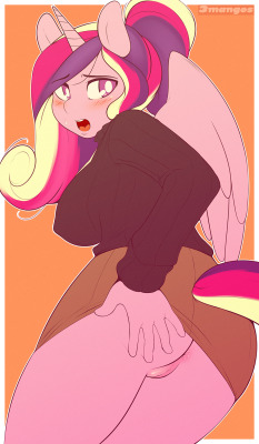 Hey I&rsquo;m back and finally moved in!To celebrate, here&rsquo;s some Cadance butt commissioned by Alexstrazsa.