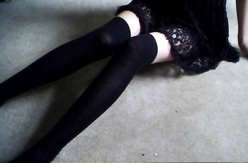 legs and knee socks