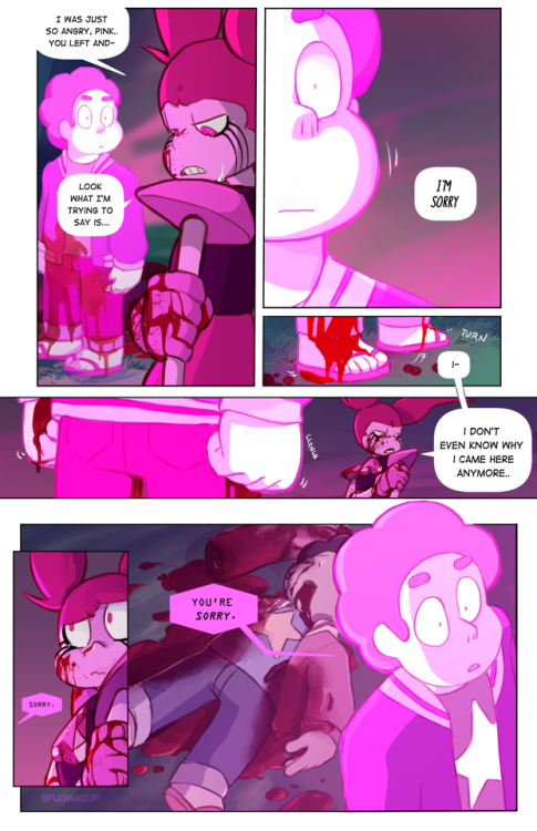 spudinacup:DO NOT REPOST MY ART… Please. Page 5 Oh, Spinel honey… To quote a friend of mine:  “Fuc