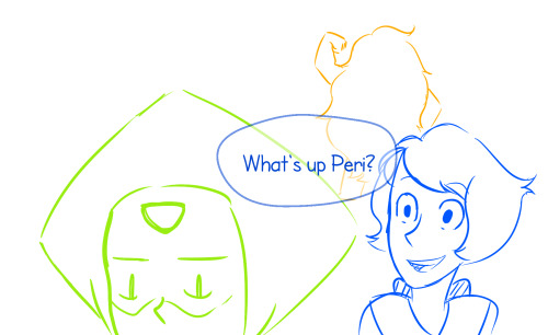 bea-is-a-name:  Peridot being all possessive.I thought of this for a whole day now.its 2amEDIT: I thought it was 2am, its just 12am