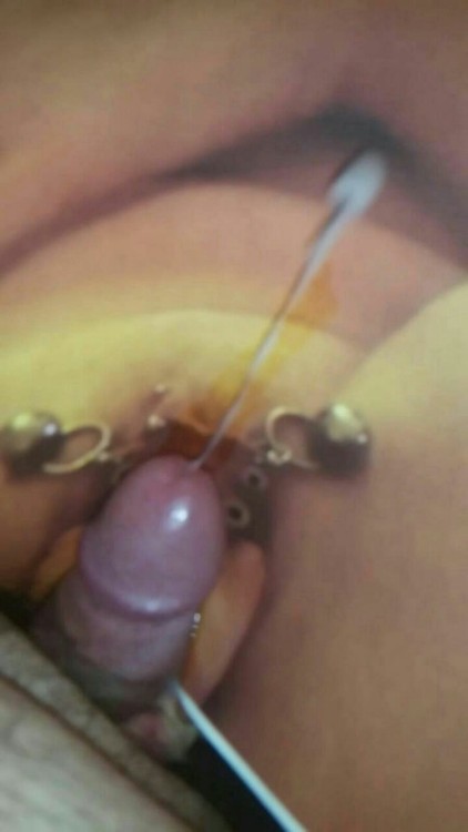 mmpiercing:  Thanks, all you followers. Keep sending all your horny cumtributepics to our kik (mmpiercing) We love it. And feed us to post more 😈