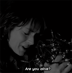 shesavedus:  Blink once for yes, twice for no. 