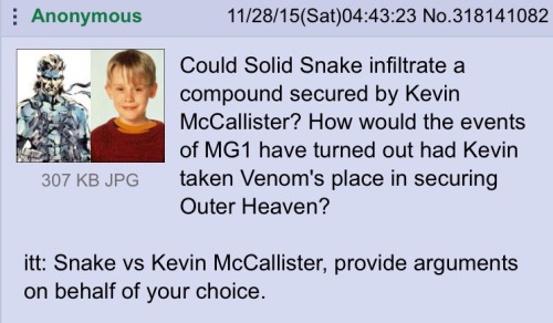 spplmj: Solid Snake vs Outer Kevin