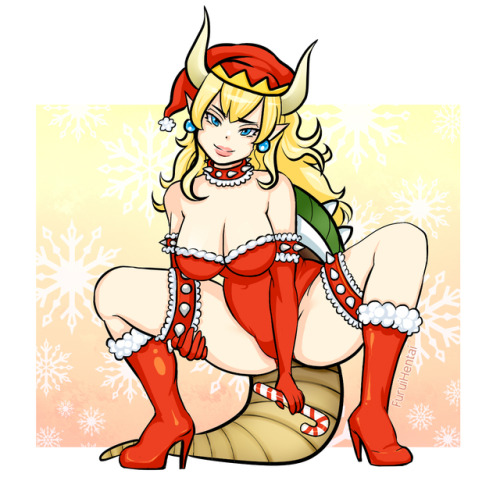 Merry Christmas from Bowsette, before tumblr kills us all!Please follow me elsewhere for more of my 
