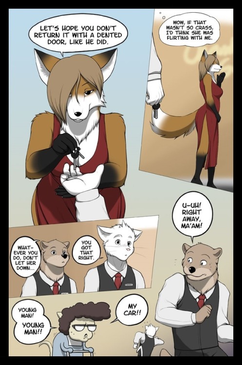 yiffcomicsblog:  Yiff comic“The Valet and The Vixen” part 1 by Meesh