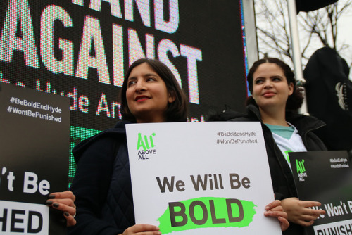This morning, we headed to Capitol Hill with a BOLD message for the new Congress: We won’t be 