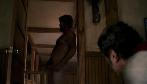 nudialcinema:Nick Offerman nudo in “Deadwood” (ep. 1x02, Deep Water)