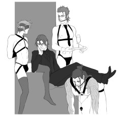 kacir18:    Day 3 @ffxv-kink-week BDSM AU-Patreon | Ko-Fi