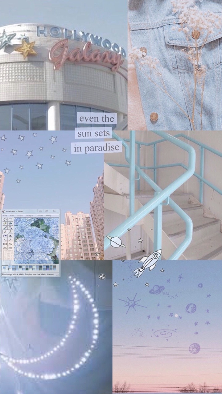 Lockscreens Pastel Blue Mint Green Aesthetic Requested