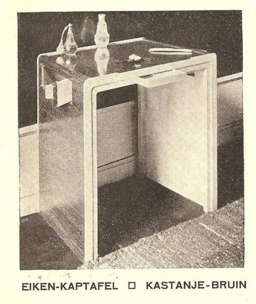 Eileen Gray furniture featured in dutch magazine Wendingen, 1924. With an essay by Jean Badovici. Vi