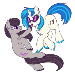 bpdbluestar:ponies floating in white space: