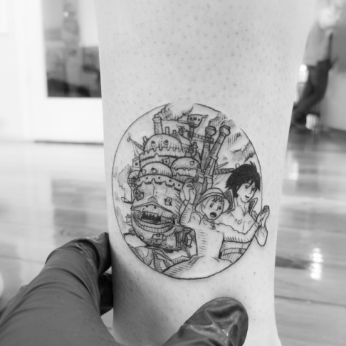 Howls moving castle By @alexandyrvalentine