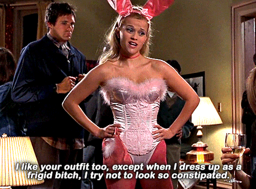 annelisters:GET TO KNOW ME GIF MEME - favourite female characters (1/?)↳ elle woods (legally blonde)