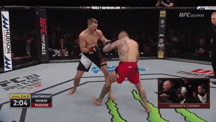 mmahypewatch: Dan Hooker Stops Ross Pearson and Jim Miller With the Perfectly Timed Knee Follow Us o
